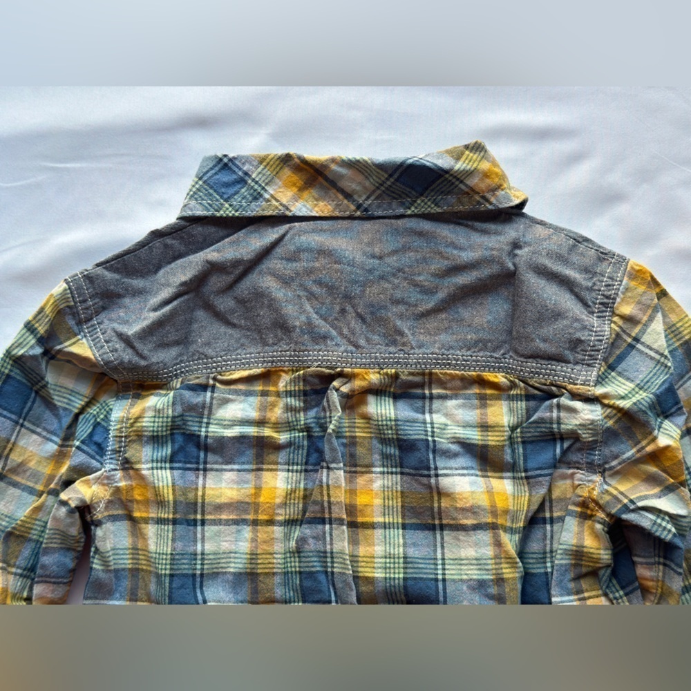 Genuine Kids from OshKosh Plaid Button-Up Shirt - Picture 5 of 6